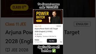 pw class 11 Arjuna Power Batch #jee target 2028 (English)(J1111EE)🤗#jeebatch #jeeaspirants #pw