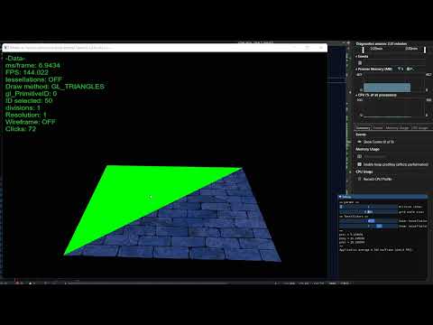 Mouse picking GL_TRIANGLES or GL_PATCHES using render to Texture method for OpenGL 4.5.0 core C++