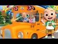 Wheels on the Bus Go Round and Round all through the town 🎶 | Nursery Kids Rhyme FUN!