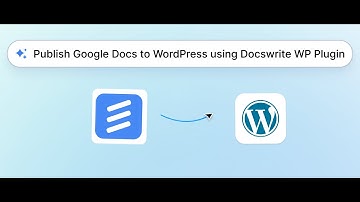 Export Google Docs to WordPress using Docswrite WP Plugin