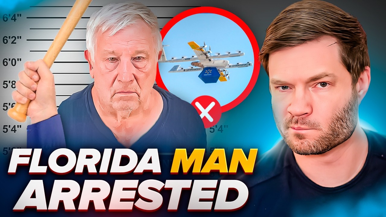 Florida Man Arrested For Shooting Down Walmart Delivery Drone - YouTube