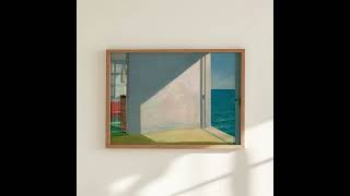 This 1951 Hopper Painting Is the Calmest Wall in the Room 🌊 #shorts