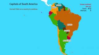 Capitals of South American Countries