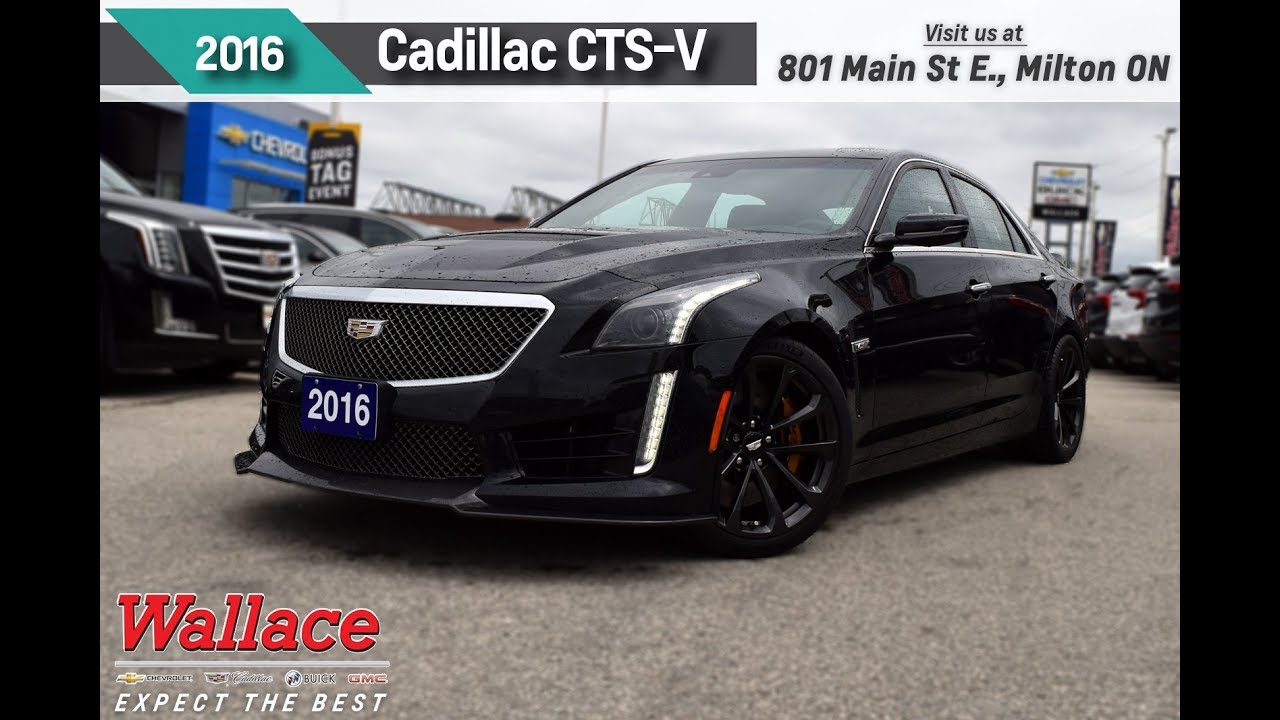 2016 Cadillac CTSV 100847a Wallace Chevrolet Certified PreOwned