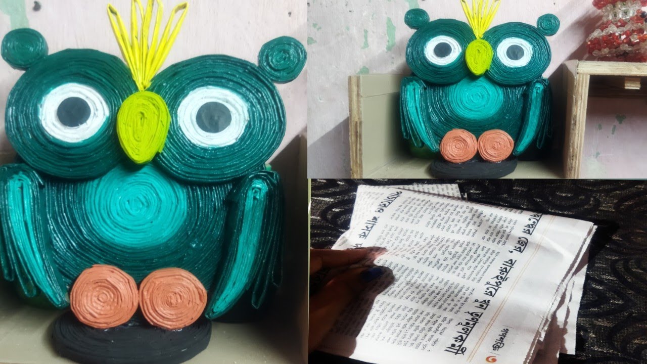 How to make paper owl design  🦉🦉🦉  paper owl craft 🦉 🦉 🦉owl design......