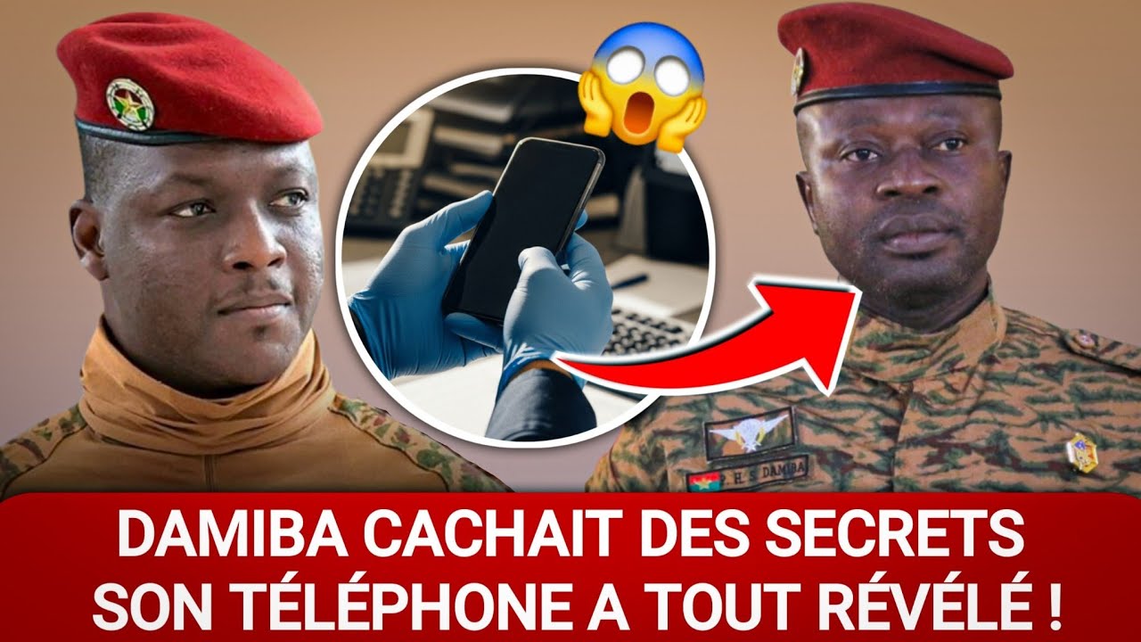 Le Téléphone De Damiba Balance Tout Et Révèle Des Secrets Qui Font Trembler Le Burkina Faso