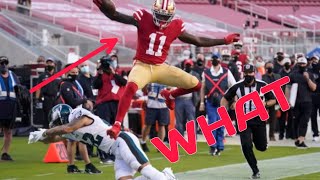 INSANE HURDLE BY BRANDON AIYUK!!!!