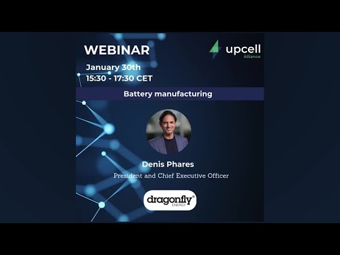 Upcell Alliance January 2025 Webinar: Denis Phares on Battery Innovation & Clean Energy Transition