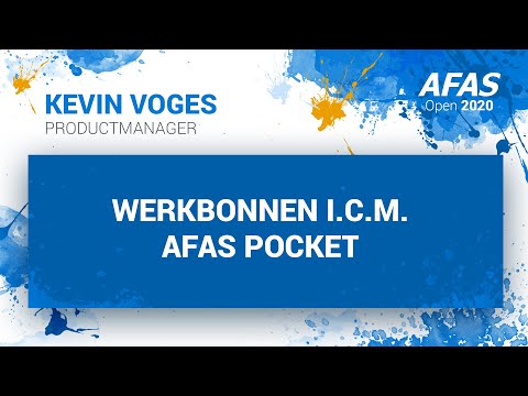 AFAS Open 2020 - Werkbonnen i.c.m. AFAS Pocket