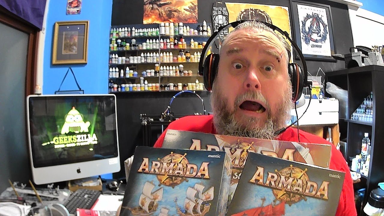 Watching Paint Dry;  Ep 4 - with Gofur. Mantic Games Armada.
