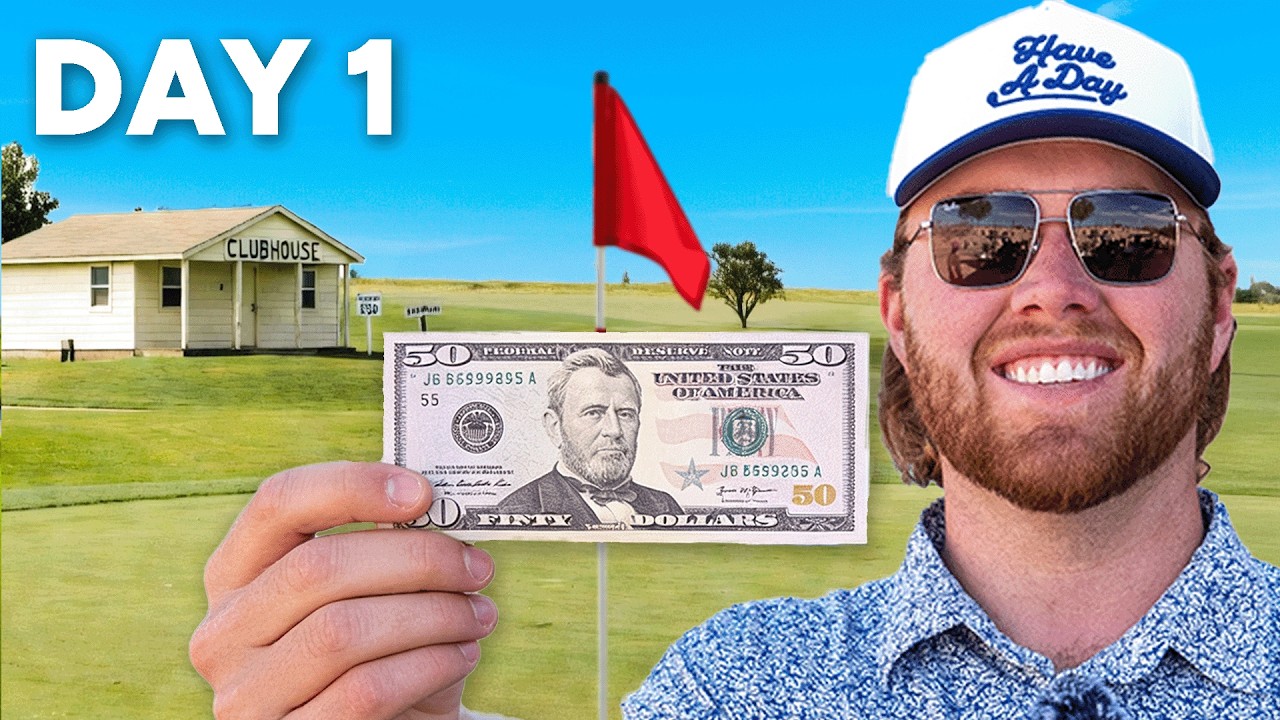 Playing Golf But Doubling My Budget Each Round Ep. 1