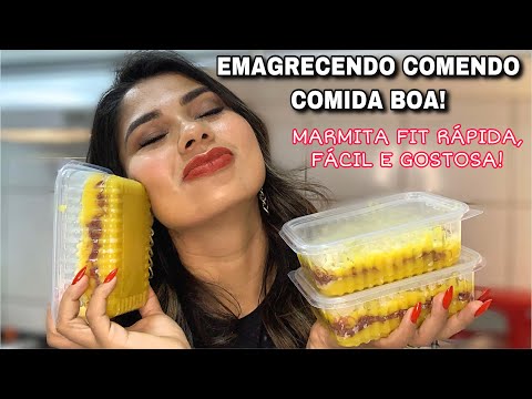 PREPARANDO MARMITA FIT PRA DIETA - ESCONDIDINHO