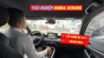 Hướng dẫn sử dụng Honda Sensing, Lẫy sang số sau vô lăng, Giữ phanh tự động Brake Hold trên xe Honda