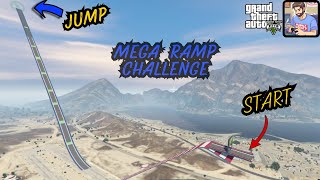 Epic GTA 5 Stunt: Mastering the Ramp Jump Challenge