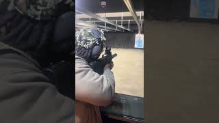 Shooting P90 suppressed