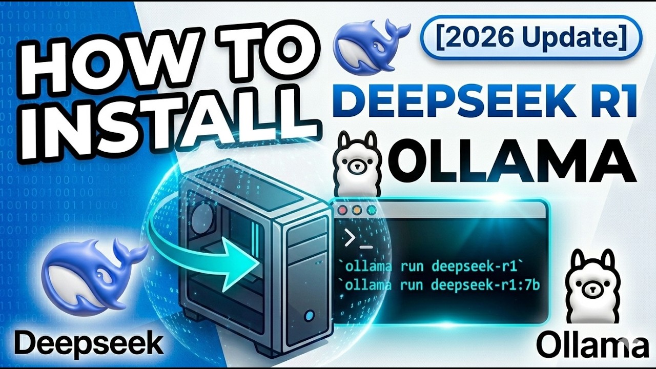 How to Install & Run Deepseek R1 on Ollama [ 2026 Update ] Deepseek R1 AI Model Locally with Ollama