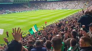 Atmosphere Edouard & Rogic, Forrest Goal, YNWA & Tierney - Nintoes, Celtic 5-0 vs Rangers 29/04/18