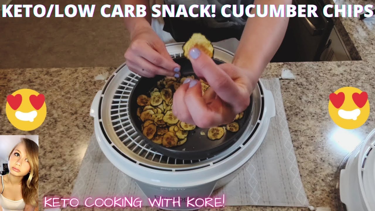 Кето / закуска с низким содержанием углеводов! Чипсы из огурца! Полезно, низкокалорийно и вкусно !!