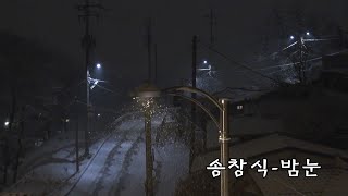 Video thumbnail of "송창식-밤눈"