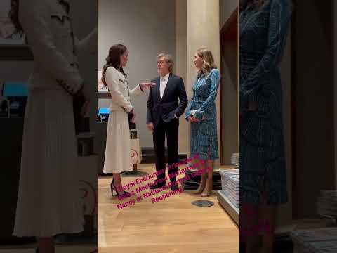 REncounter:Princess of Wales Meets Paul McCartney & Nancy at National Portrait Gallery Reopening