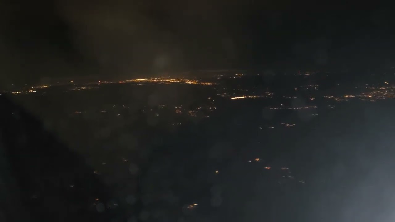 Last landing of the year 2025 at Gothenburg airport in  Sweden 