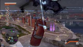 Crackdown 2 Glitches - How to get every vehicle stunt ring easily (7.15.10)
