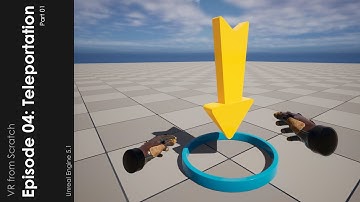 VR Development in Unreal Engine 5.1: Episode 04 | Teleportation [Part-01]