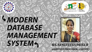 Database Recovery |MDBMS|SNS INSTITUTIONS