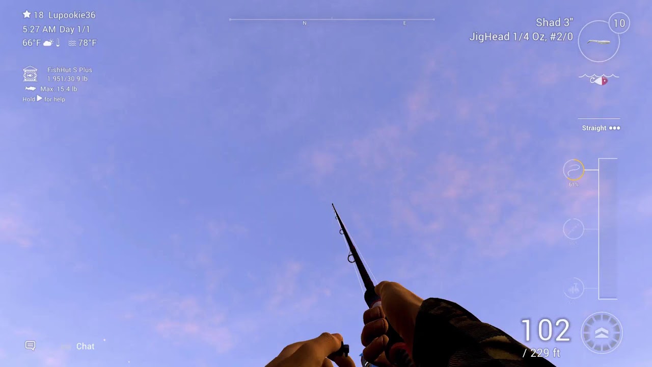 Playing fishing planet 🐟