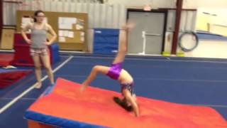 Hannahs First Walkover On The Wedge