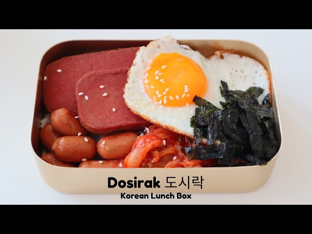 How to make Traditional Korean Lunch Box Dosirak 도시락