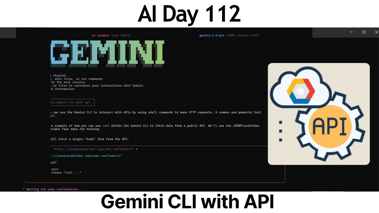 AI Day 112 : Gemini CLI with API #handsonlearning - YouTube