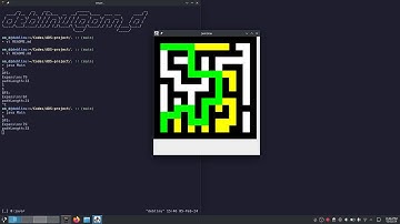 Maze solver in java using DFS and BFS