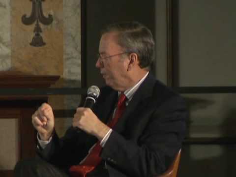 Eric Schmidt at Capitalism and the Future, held by...