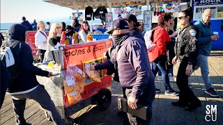 Unpermitted Vendors Evade Police at Santa Monica Pier