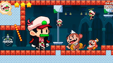 Super Meno - Jungle Platform | Levels (61-70) New Skin | MGIF | Android Gameplay WFG