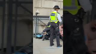 London Rally Against Iran War Turns Bloody | Multiple Stabbings Reported #shorts