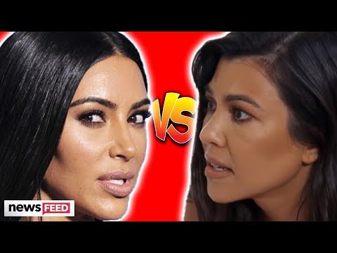 Kim & Kourtney Kardashian BRAWL In New 'KUWTK' Trailer!