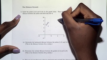 1.1 Part 1 - Rectangular Coordinate System and The Distance Formula