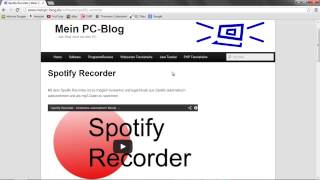 One Look Tutorial #1 - Kostenloser, legaler Musikdownload; Spotify Recorder screenshot 3