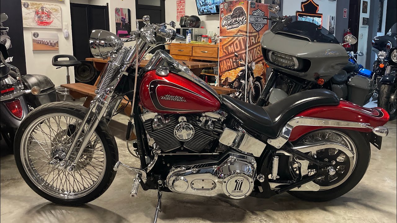 HARLEY DAVIDSON SOFTAIL SPRINGER 2003 hard candy Chicano técnica