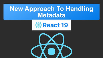 New Way of Using Metadata In React 19