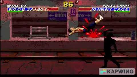 Ultimate MK Trilogy Noob Saibot Vs Motaro and Kano and Sonya and Shao Kahn (Again) and Johnny Cage