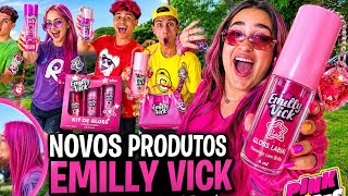 NOVOS PRODUTOS DA EMILLY VICK 😱💖 TESTEI TUDO! #emillyvickof 