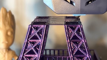 Anycubic Kobra Max Good Bridging in Action - Spool Samples Print Co. - 3D Printing