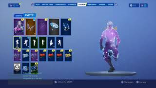 Fortnite scenario emote on galaxy skin