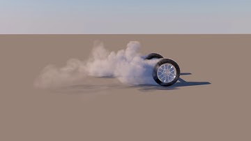 Cinema 4d r 20 turbulence fd car wheel burm smoke