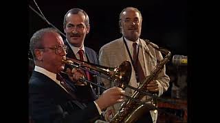 CLARK TERRY, KENNY DAVERN, MOSS, MASSO, RALPH SUTTON, HOWARD ALDEN, MILT HINTON, GUS, LETMAN  '89