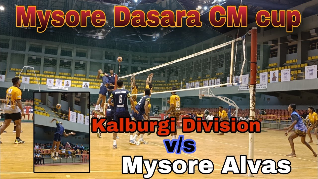 @sports.classes Volleyball  Kalburgi (Kopal) vs Rakki Mysore (Alvas) |Mysore Dasara CM cup 2023|