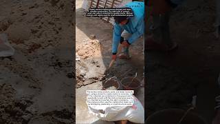 Manual Cement Mixing for Strong Construction